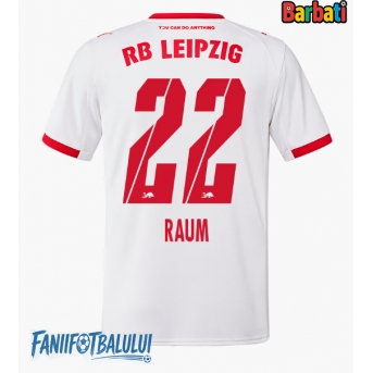 RB Leipzig David Raum #22 Tricou Fotbal Replică 2025-26 Barbati Acasa
